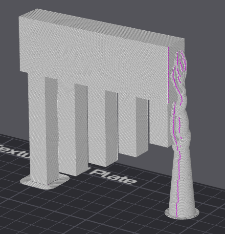 Bambu Studio Prepare screen support manual tree example